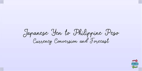 jpy to php forecast|YEN TO PHILIPPINE PESO FORECAST 2024, 2025, 2026 .